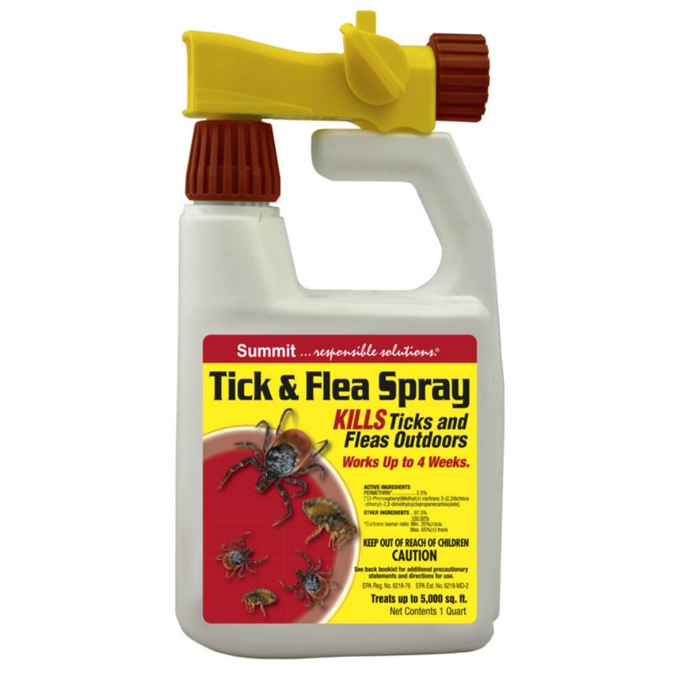 Summit 118 6 Tick Flea Spray Hose End Spray 1 Quart Overstock 30883736