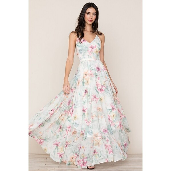 peace and love maxi dress