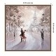 preview thumbnail 9 of 11, Only Us Paris by Isabella Karolewicz Framed Canvas Wall Art Print - Sylvie Beaded Gold 22 x 22 in