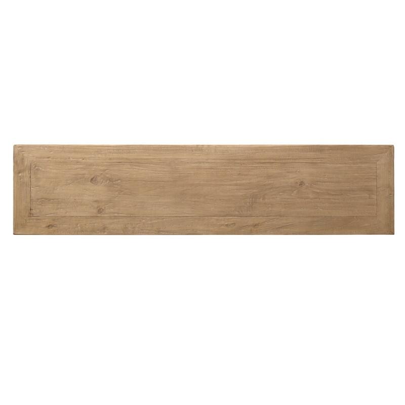 Approx.67 Inches Long Four Doors Sideboard with Shelf Weathered Natural