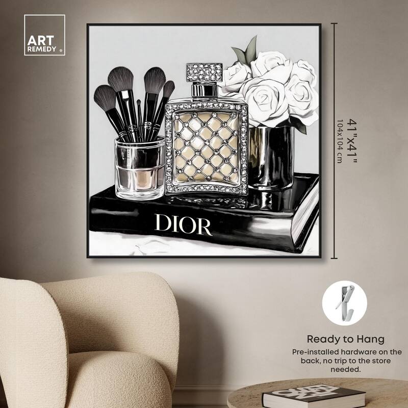 Classy Ink Glam Setup Canvas by Art Remedy