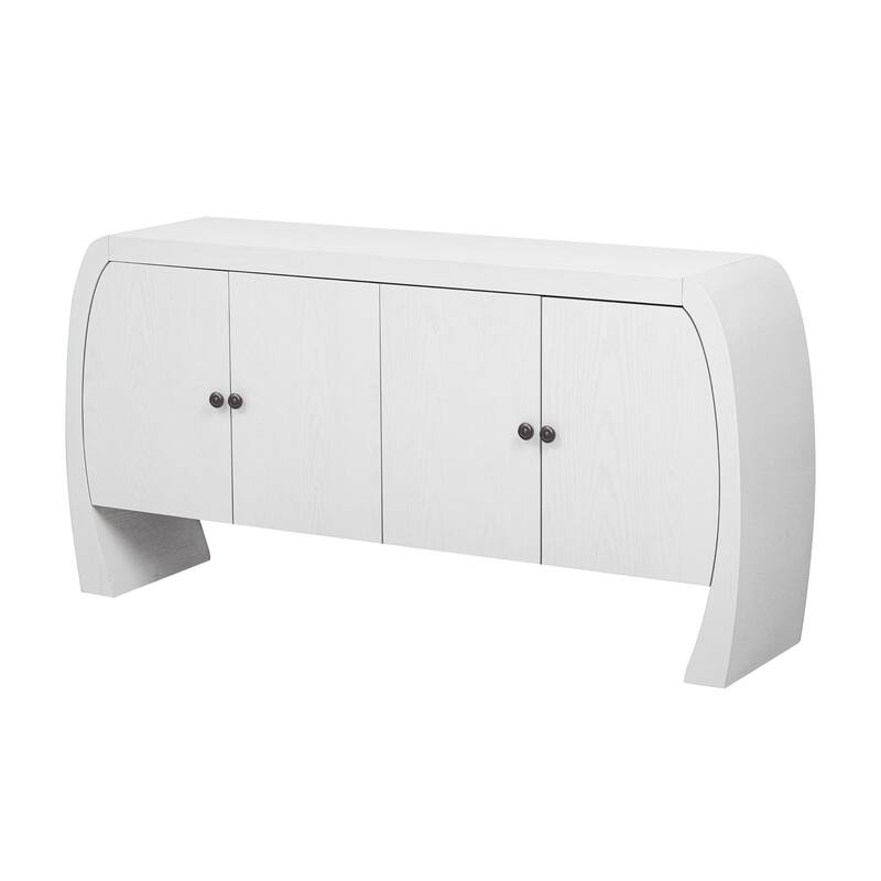 U-shaped design four-door storage cabinet