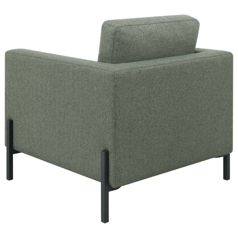 Tilly Transitional Upholstered Track Arms Sofa Set