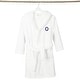 preview thumbnail 85 of 103, Sweet Kids 100% Polyester SUPER PLUSH Double Brushed Hooded Bathrobe with Navy Bookman Monogram
