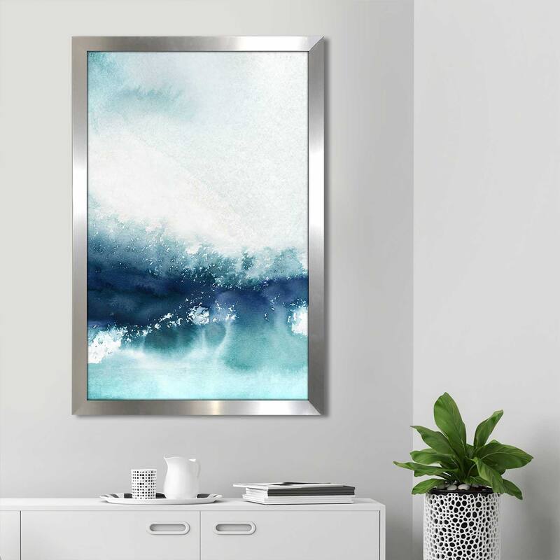 "Wispy Waves I (Vertical)" by Carol Robinson Print on Acrylic