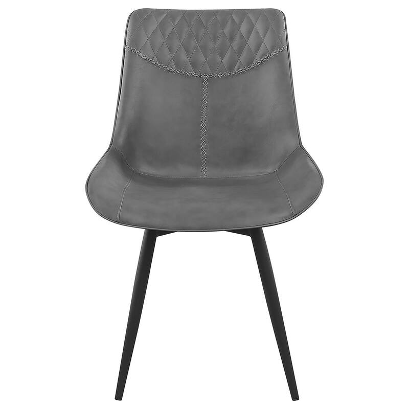 Tufted Swivel Side Chair (Set of 2) - Grey