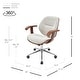 preview thumbnail 17 of 16, Samuel Bamboo Office Chair w/ Armrest