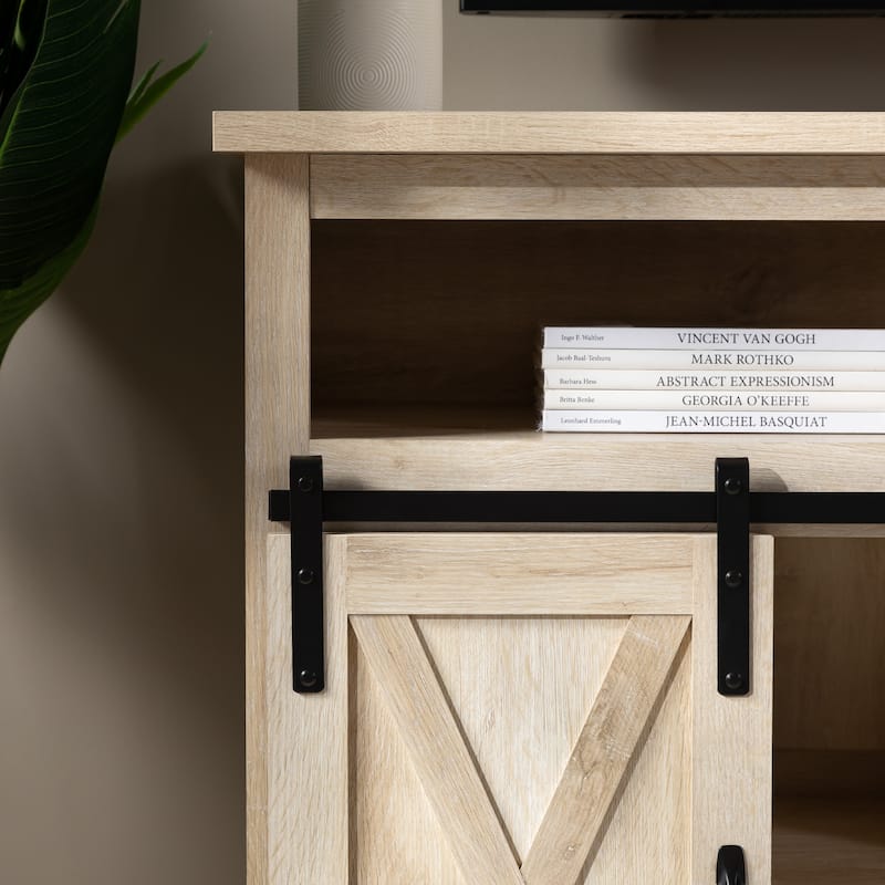 Middlebrook 52-inch Highboy Sliding Barn Door TV Stand