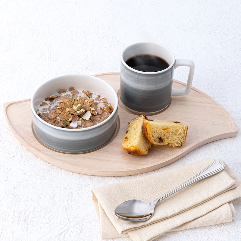 Noritake Hammock Wood Wave Serving Tray, 16-3/4"
