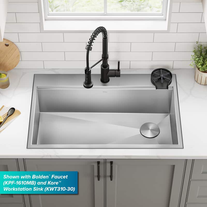 KRAUS CleanMate Glass Rinser for Kitchen Sink