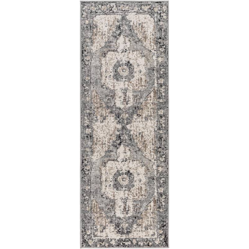Livabliss Chelsea Updated Traditional Medallion Area Rug