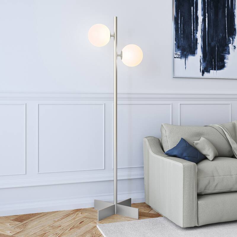 Carson Carrington Saittaniemi 2-light Globe and Stem Floor Lamp