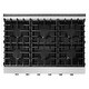 preview thumbnail 5 of 11, 36 in. Gas Cooktop in Stainless Steel with 6 Italian Made Burners