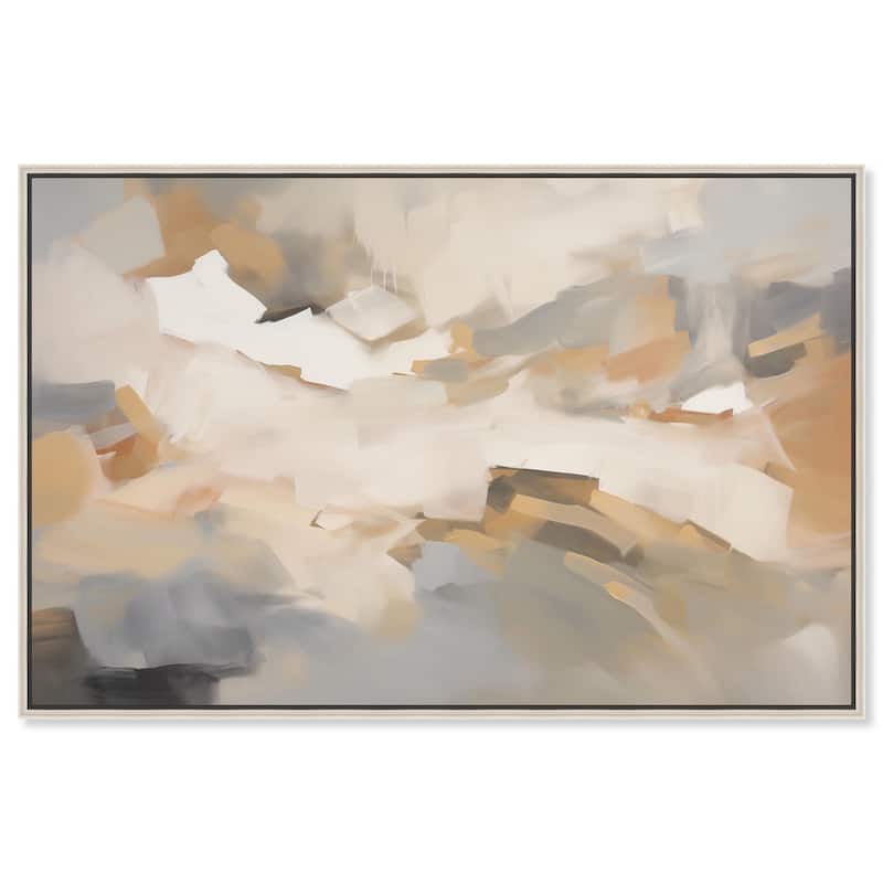 Pallor of Dawn Canvas by Art Remedy - Silver - 30" x 20"