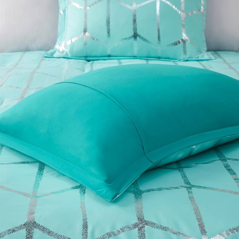 Intelligent Design Khloe 5-pc. Metallic Printed Comforter Set