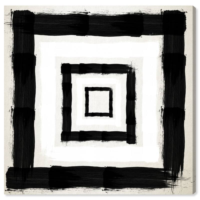 Wynwood Studio Canvas Abstract Magical Thinking Black and Modern & Contemporary Wall Art Canvas Print