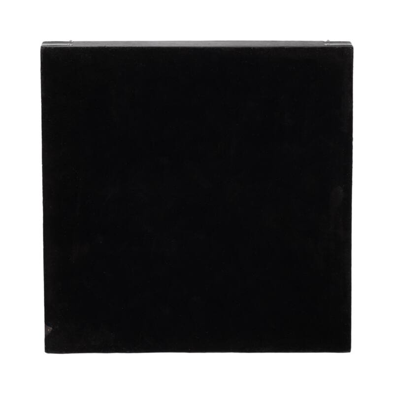 Sagebrook Home Wood, 10X10 Revolving Tic Tac Toe, Square, 2"H, Solid Color - 10" x 10" x 2"