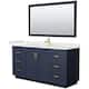 Option Dark Blue / White Quartz Top / Brushed Gold
