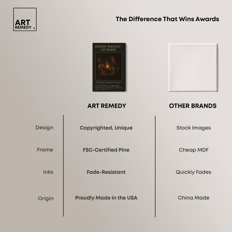 Philosopher Lecturing Canvas by Art Remedy, Gallery Wrapped