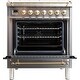 preview thumbnail 3 of 18, 30" Nostalgie Series Freestanding Single Oven Dual Fuel Range with 5 Sealed Burners