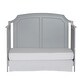 preview thumbnail 3 of 7, HomeRoots Gray Solid and Manufactured Wood Standard Four In One Convertible Crib - 56