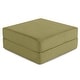 preview thumbnail 82 of 179, Jaxx Unsofa Modular Convertible Sectional Sofa with Fold Out King Sleeper Bed Ottoman. - Corduroy Moss Green