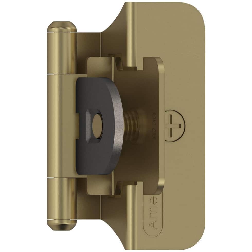 Amerock BP8701 Functional Hardware 1/4" Overlay Surface Mount Cabinet - Golden Champagne