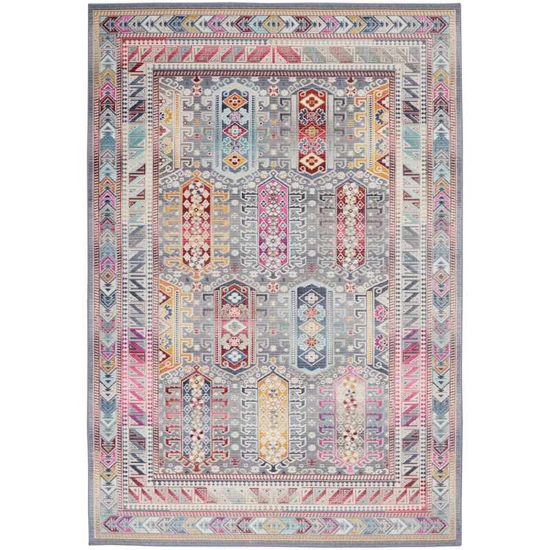 Nourison Vintage Kashan Bordered Traditional Area Rug
