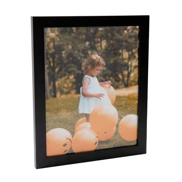 Modern Black 45x11 Picture Frame Wood With Acrylic Wall Hanging - Bed ...