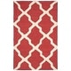preview thumbnail 163 of 200, SAFAVIEH Handmade Cambridge Luisa Moroccan Trellis Wool Rug 2'6" x 4' - Rust/Ivory - Rectangle