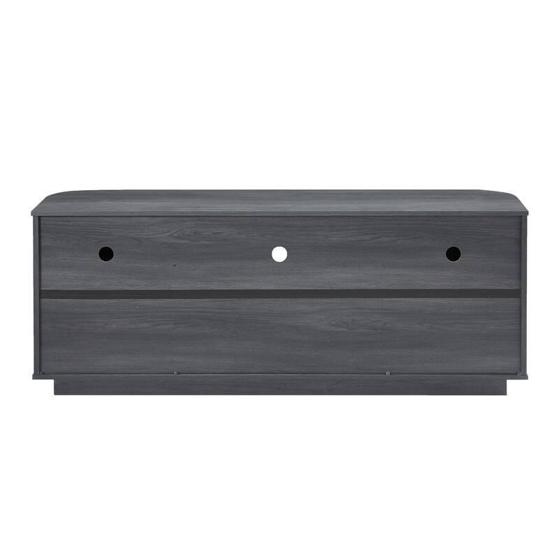Sideboard Storage Cabinet TV Stand with wave pattern Buffet Cabinet Wooden Vertical Striped Cabinet