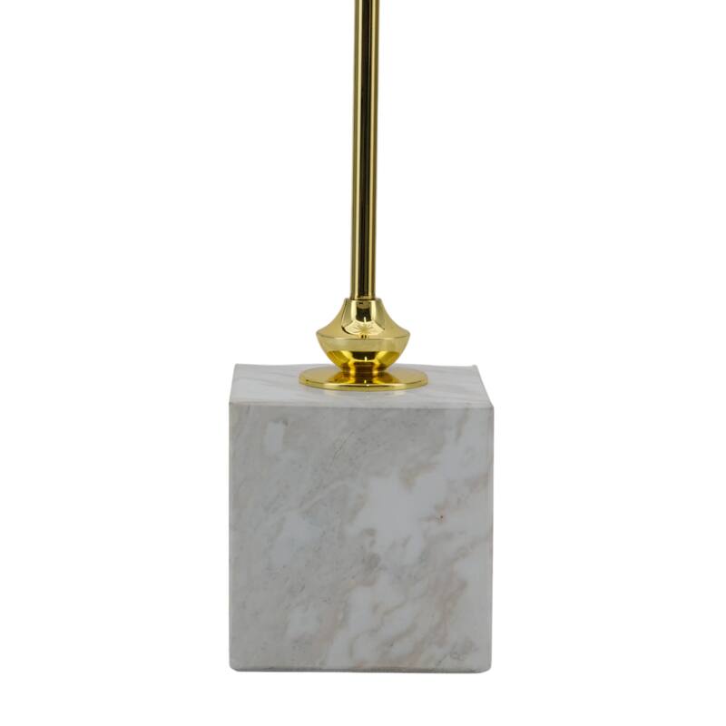 Stone and Marble Starburst Decorative Object with Geometric Base