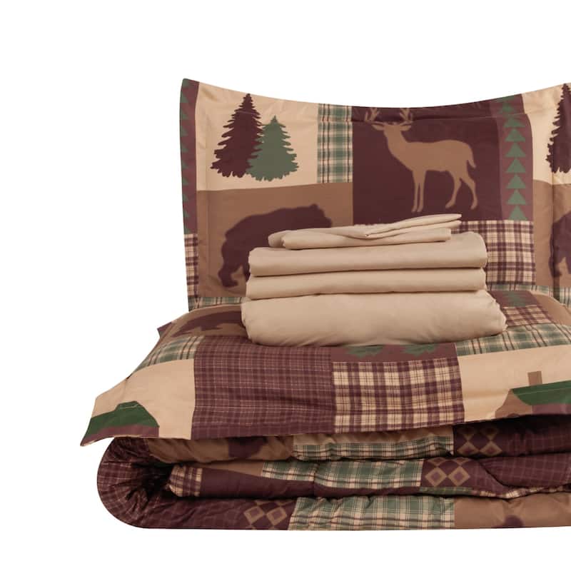 Cozy Cabin 7PC Bed in a Bag