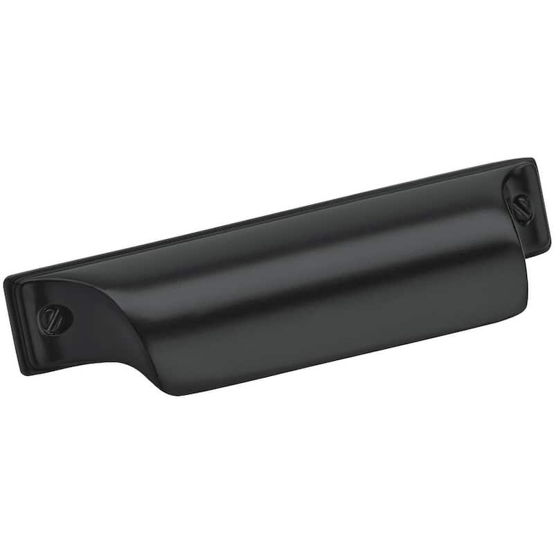 Amerock BP452364 Jolene 2-1/2" Center to Center Cup Cabinet Pull - Matte Black