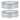 Aoodor Round Raised Garden Bed -Set Of 2-Silver