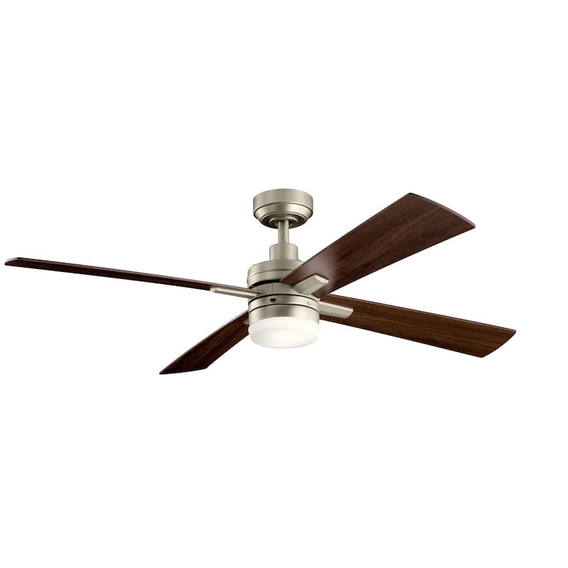 Kichler Lija 52" 4 Blade LED Ceiling Fan with Remote Control - Brushed Nickel