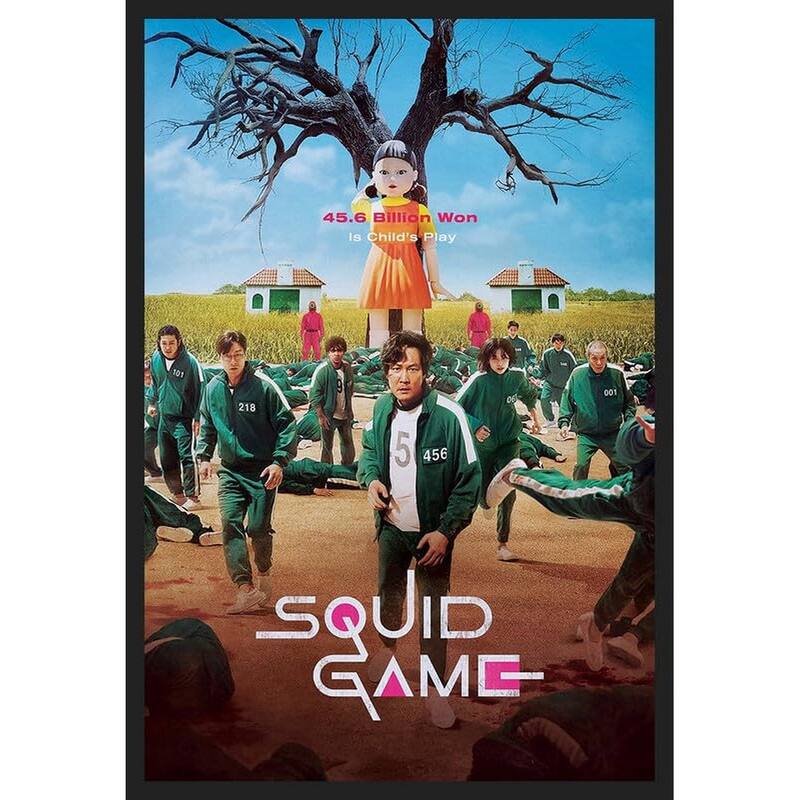 Enhance your surroundings with Squid Game Framed Poster - 24 x 36 Inch