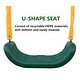 preview thumbnail 4 of 7, Versatile Metal Swing Set with Slide Perfect for Backyard Adventures - 149"L x 118"W x 71"H
