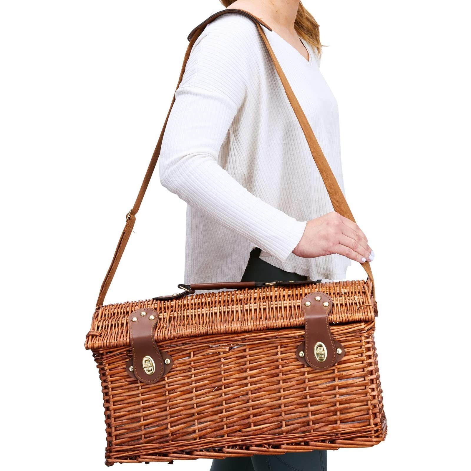Best Picnic Baskets For 2 With Insulated Cooler And Complete Sets 2025 - View #4