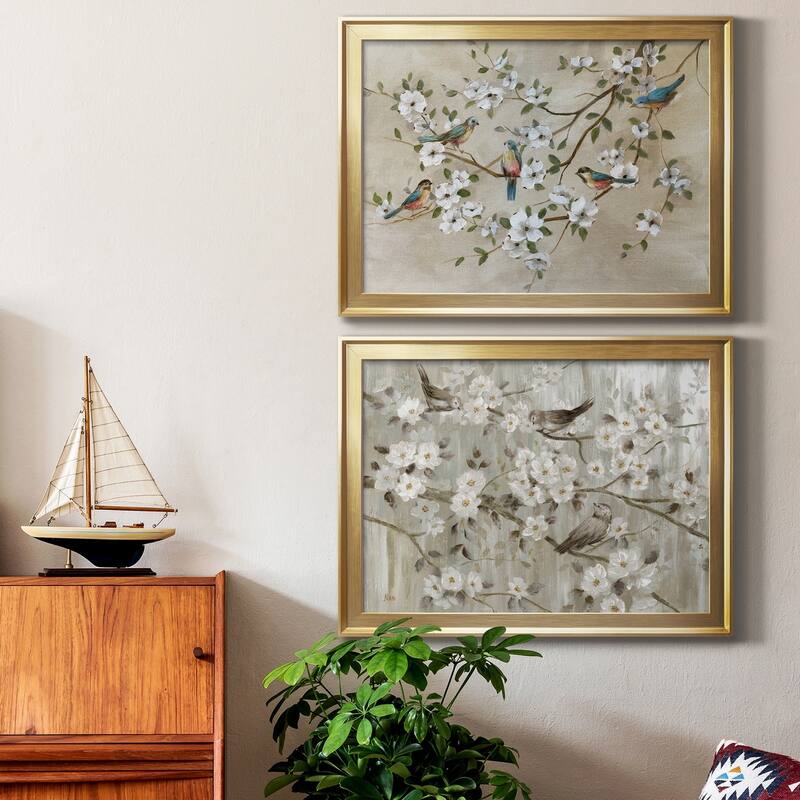 Fallen Feather Framed canvas