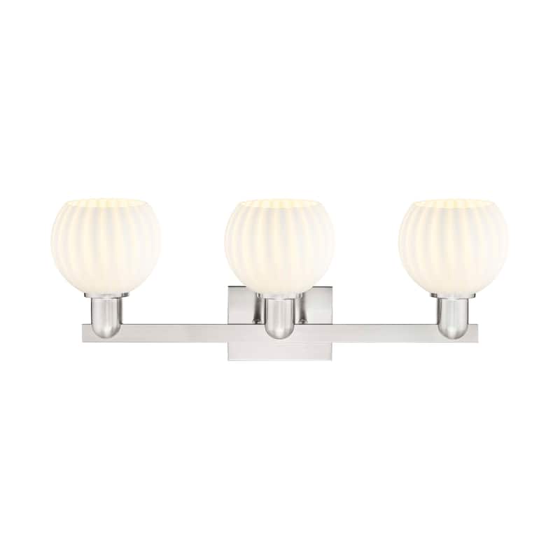 Innovations Lighting Endless Possibilities Arcadia - White Venetian - 3 Light 25" Bath Vanity Light