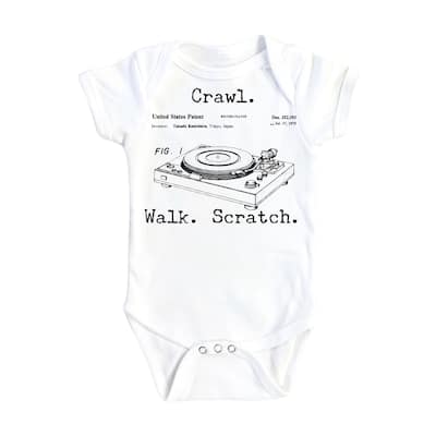DJ Scratch - Baby Boy Girl Clothes Infant Bodysuit Funny Cute Newborn