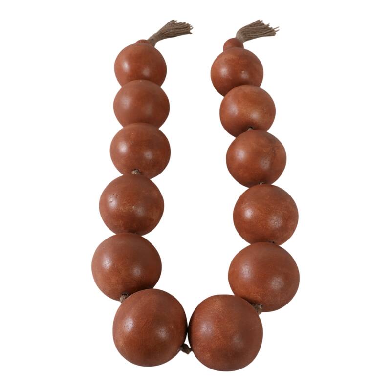 Ecomix Jute Decorative Garland with Tassels Bartholomew - 3" Brown - 53" x 3" x 3"