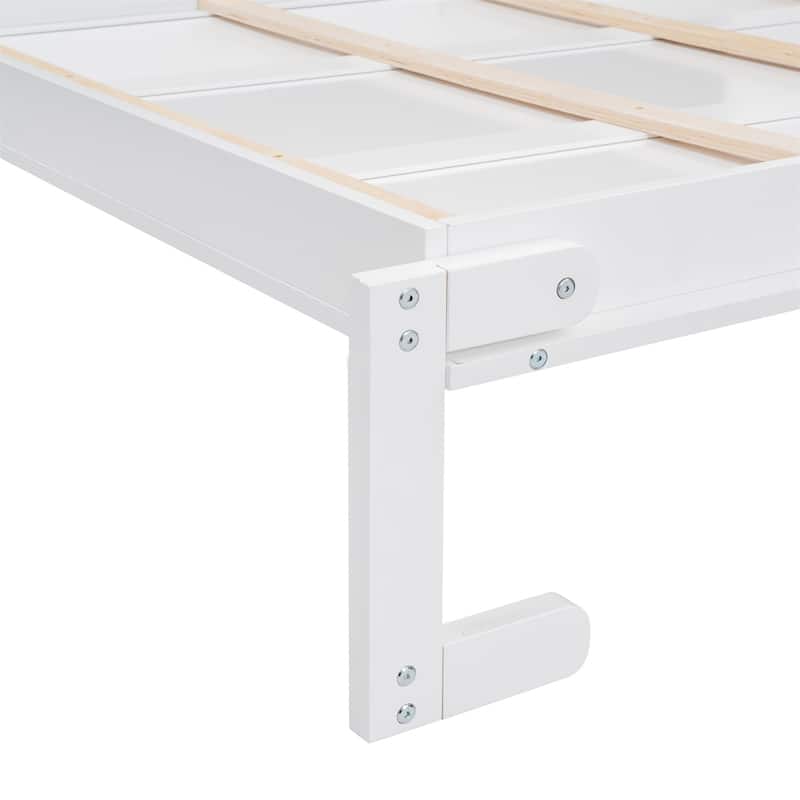 Merax Murphy Bed Wall Bed with Shelves