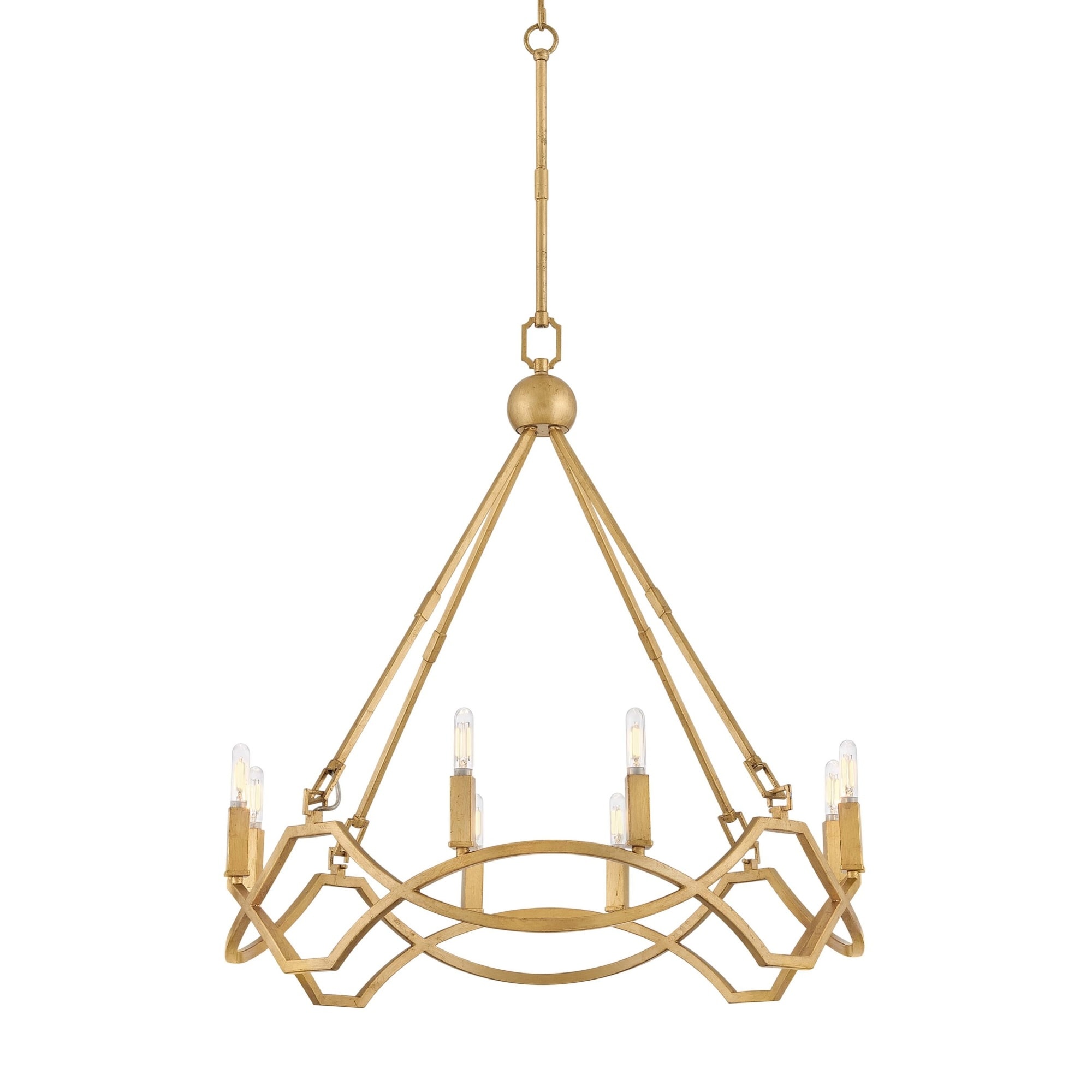 Hinkley Lighting 45784 Leona 8 Light 27" Wide Taper Candle Style