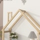 preview thumbnail 4 of 32, House-shaped Wooden writing Desk,Kids study Table,Bookshelf & Toy Storage