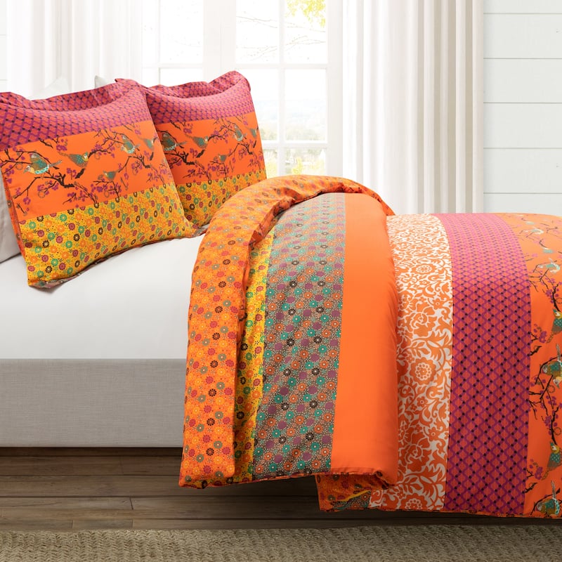 Lush Decor Royal Empire Reversible Cotton Duvet Cover 3 Piece Set