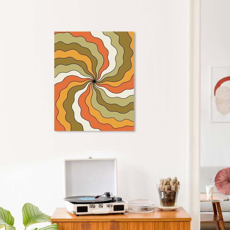 Wynwood Studio Canvas Abstract Tissue Paper Design Green Modern & Contemporary Wall Art Canvas Print - 20 x 24