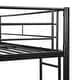 preview thumbnail 8 of 11, Space-Saving Full Over Full Metal Bunk Bed with Trundle, Sturdy Steel Frame, Easy Assembly, No Box Spring Required