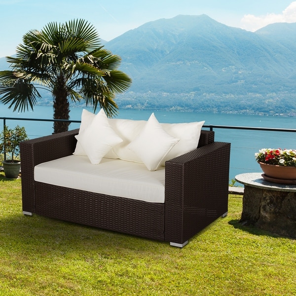 Outdoor comfortable couch best sale